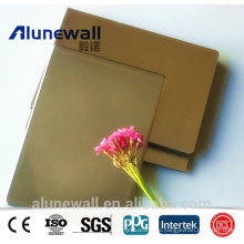 Alunewall fireproof stainless steel exterior wall cladding aluminum composite panel